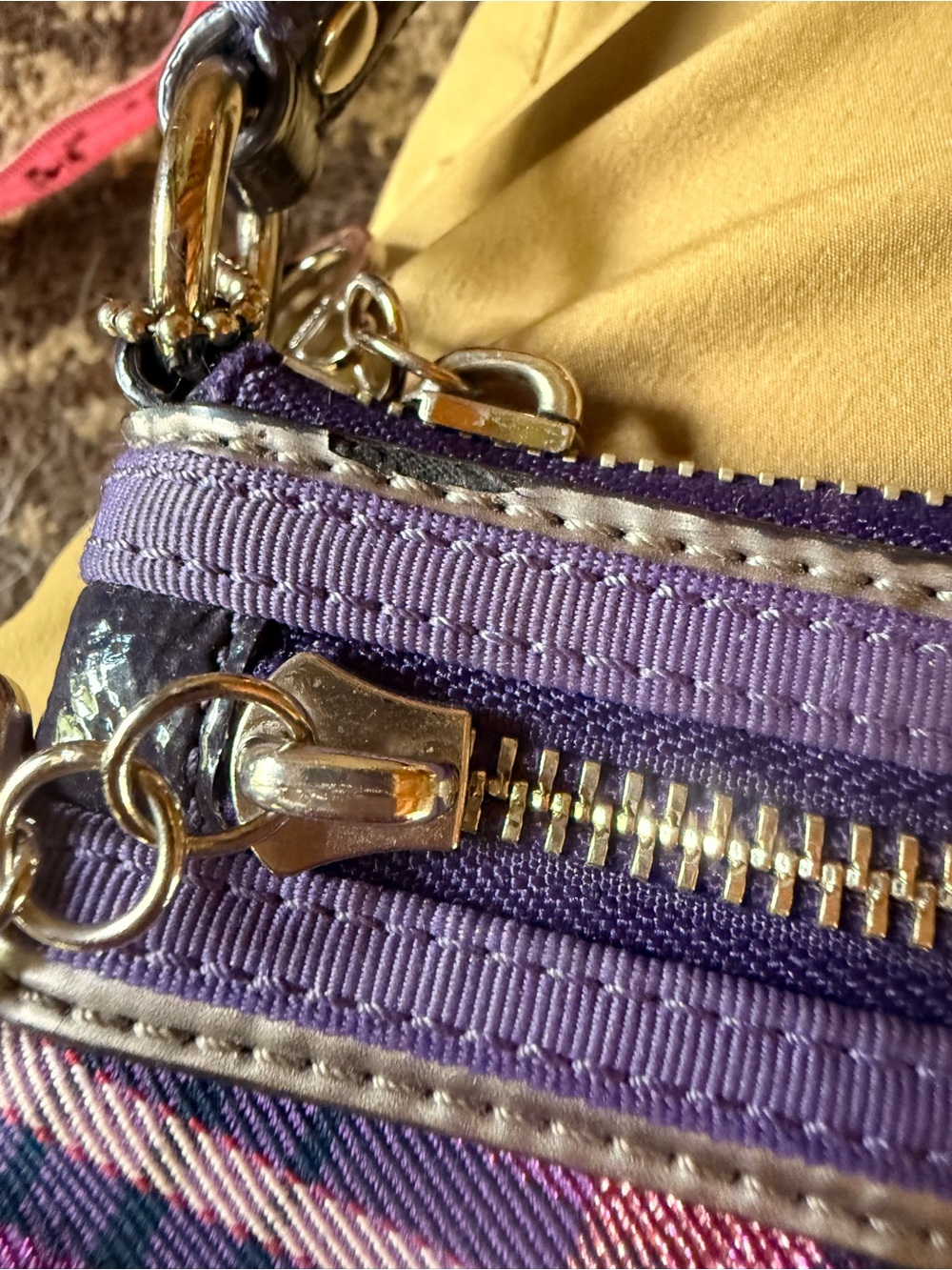 Coach Poppy Glam Graffiti Wristlet - Picture 11 of 12